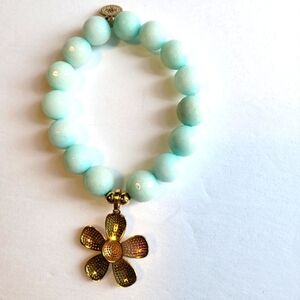 Flower rhinestone bracelet